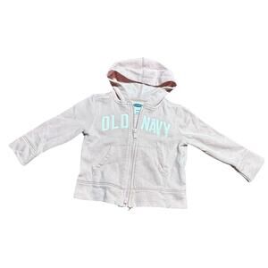 Old Navy girls 18-24 Month soft pink zip hoodie